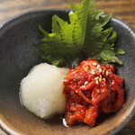 韓式腌鱈魚內臟蘿蔔泥