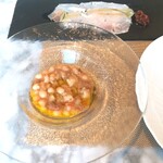 La Brianza - 愛農ポークカッスーラと白いんげん豆の煮込み、いんげん豆のほくほくが加わって、これまたおいしい。素材の甘みが最大限引き出されてる感じ。