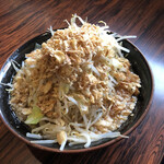 Golden Five Noodle - ポン酢並(800円)+フライドオニオン(50円)