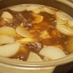 おこぜ - セリ鍋スープ