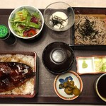 Mansaku - キャーーー！！！鰻重の御膳的なヤツ！！！
                        
                        婆ちゃんは麺類苦手だから、蕎麦は俺が食う！
                        
                        
                        