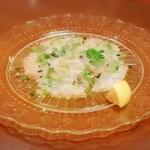 TRATTORIA NONNO - 本日の鮮魚のカルパッチョ