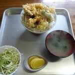 Oomiya Shiyokudou - 天丼（並盛）