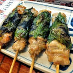 炭火串焼はがくれ - しそわさび