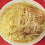 ラーメン二郎 - ラーメン小＋ニンニク多め