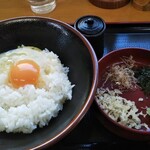 そば処 大塚 - 卵かけご飯
