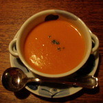 洋食酒房 グリル蔵敷 - 伊勢海老のクリームスープ