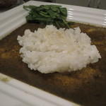 レンゲ - アワビと茸 肝のソース　ご飯投入1