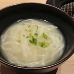 東京焼肉平城苑 - うどん