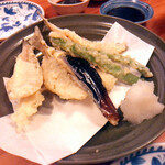 魚市場 小松 - きす天ぷら