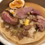 鴨出汁中華蕎麦 麺屋yoshiki - 特製鴨出汁つけそば+小ライス