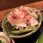 酒肴 新屋敷 - 削りたての削り節の香りが最高