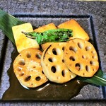 旬味千菜 蓮こん - 蓮根と長芋醤油バター焼き