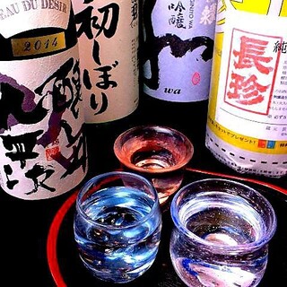 Carefully selected by the owner who loves Japanese sake! Sake that goes well with Nagoya Cochin!