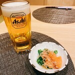 ダイニング 大川原 - 生ビールとお通し