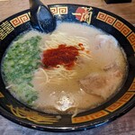 一蘭 - ラーメン+替玉(税込1100円)