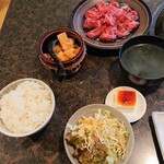 近江牛亭 - ハラミ大盛定食 1,500円