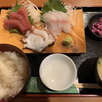 Otaru Yokochou - 刺身定食（1100円）