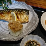 旬・菜・魚・かおる家 - ランチ（とろ鯖塩焼き）