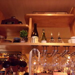 カゴヤバー - グラスにも凝ってます