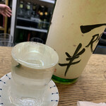 かぶと - 日本酒一杯目
