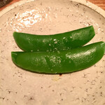 オオクサ - このスナップエンドウがまた美味しい　スーパーで売っているものとは全く違います