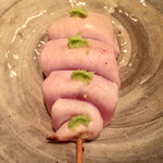 オオクサ - つくば茜鶏のささみサビ焼き　オオクサで必食の1本