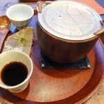 吟八亭 やざ和 - そばがき