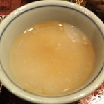 吟八亭 やざ和 - そば湯　とろーり