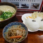 山乃家 - うどん定食（700円）