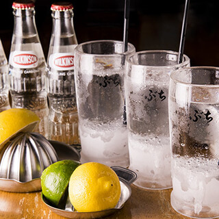 瀬戸内生レモンハイをはじめ、焼肉と好相性なドリンクが目白押し