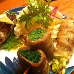 かじしか - 葱巻きと鯖♪