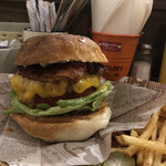 Jack37Burger - バリネスベーコンチーズバーガー￥1430