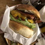 Jack37Burger - バリネスベーコンチーズバーガー￥1430