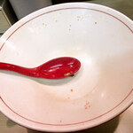 横浜中華そば 維新商店 - 完食