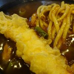 みのや本店 - 海老天カレーうどん麺