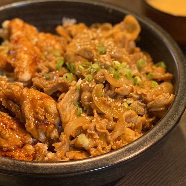 閉店 安い 旨い デカ盛りの店 でんでん 長野店 権堂 丼もの その他 食べログ