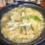 うどん そば 壱 - 特徴たる甘みが卵とじによって増幅され、