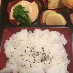 籠りや - ごはんはべちゃっとして残念もう少し硬めの方が好みです