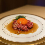 雪月花 たなかさとる - 雪月花ユッケ 三河満月卵