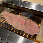 雪月花 たなかさとる - サーロインの焼きしゃぶ