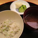 味 ふくしま - お食事は芹ご飯