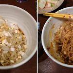 なかなか - 時には汁なしﾀｿﾀｿﾒｿなんて。しっかし混ぜたあとの絵面、きったねーのーーー（ば