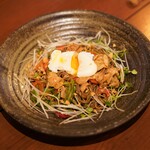 Kawabata Meat Kitchen - 漢会コース。辛味そばミートキッチン風