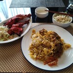 シャハジー - ﾏﾄﾝﾋﾞﾘﾔﾆ+ﾀﾝﾄﾞﾘｰﾁｷﾝ2piece。ﾋﾞﾘﾔﾆすんげぇ量+ｶﾐｶﾐﾒﾇｰだがら、ｽﾄﾏｯｸに鋭いﾀﾞﾒｰｼﾞを与えるぜ。あ、ﾗｲﾀかけねがったなorz