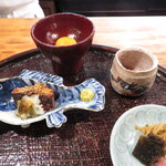 心根 - 塩鮭燻製　卵黄　本枯れ節