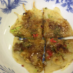 角の店 - 豚　お好み焼き