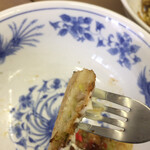 角の店 - お好み焼き　断面