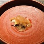 エクアトゥール - フォアグラのソテー　フカヒレ　生ハム