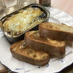 がばちょ - オイルサーディンチーズ焼き（450円）